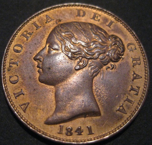 1841-Half-Penny-Recent-Acquisition